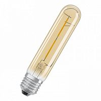 светодиодная лампа Vintage 1906 LED CL Tubular,филаментная, GOLD 2,8W(замена 20Вт), теплый белый свет | код. 4058075808171 | OSRAM